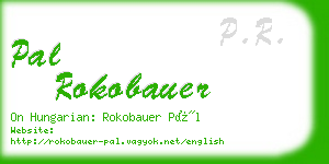 pal rokobauer business card